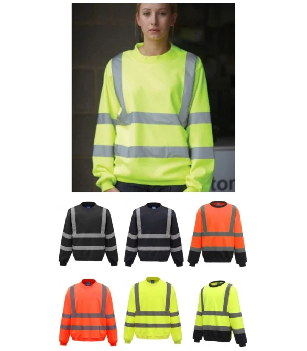 Yoko YK030 Hi Vis Sweatshirt